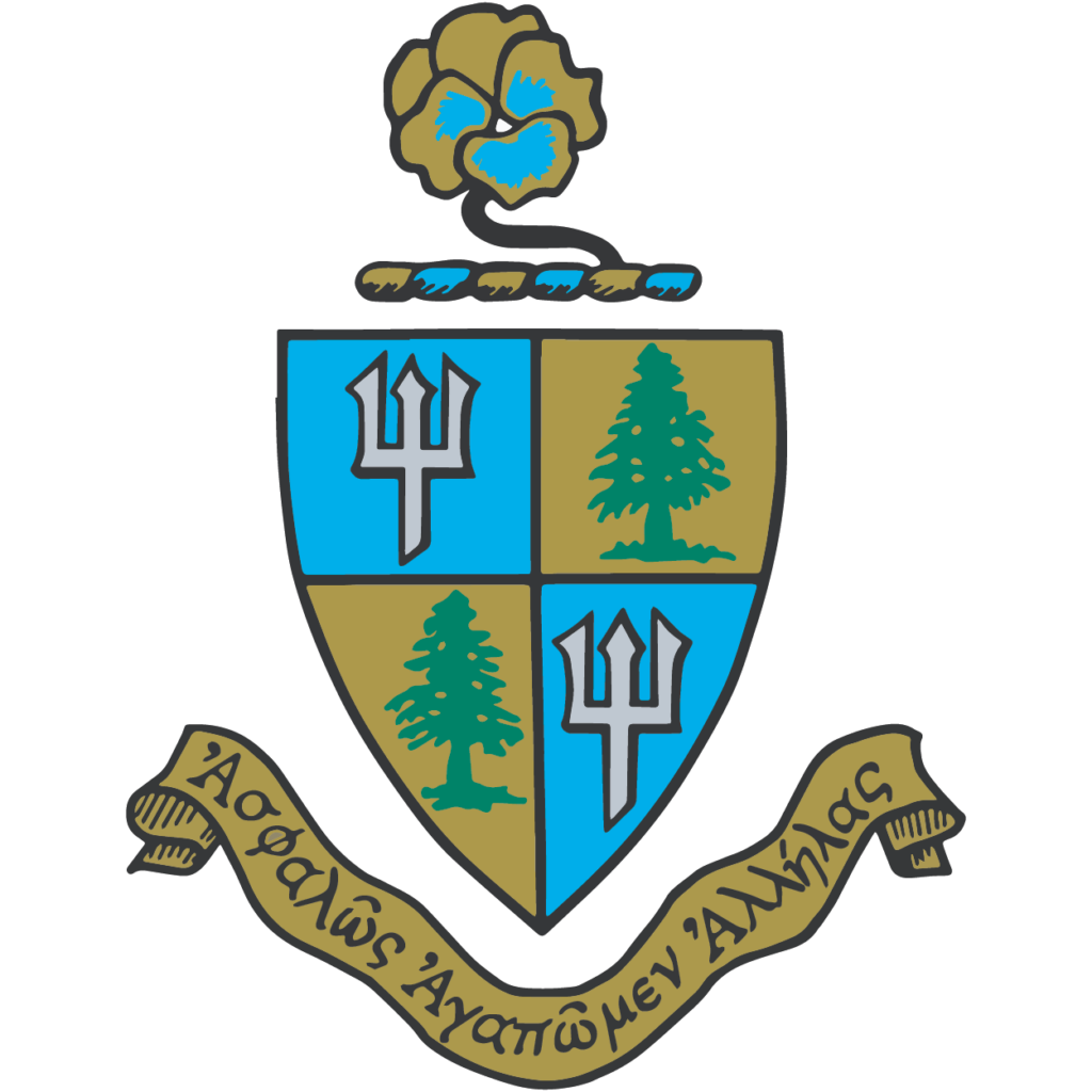 The crest of Delta Delta Delta