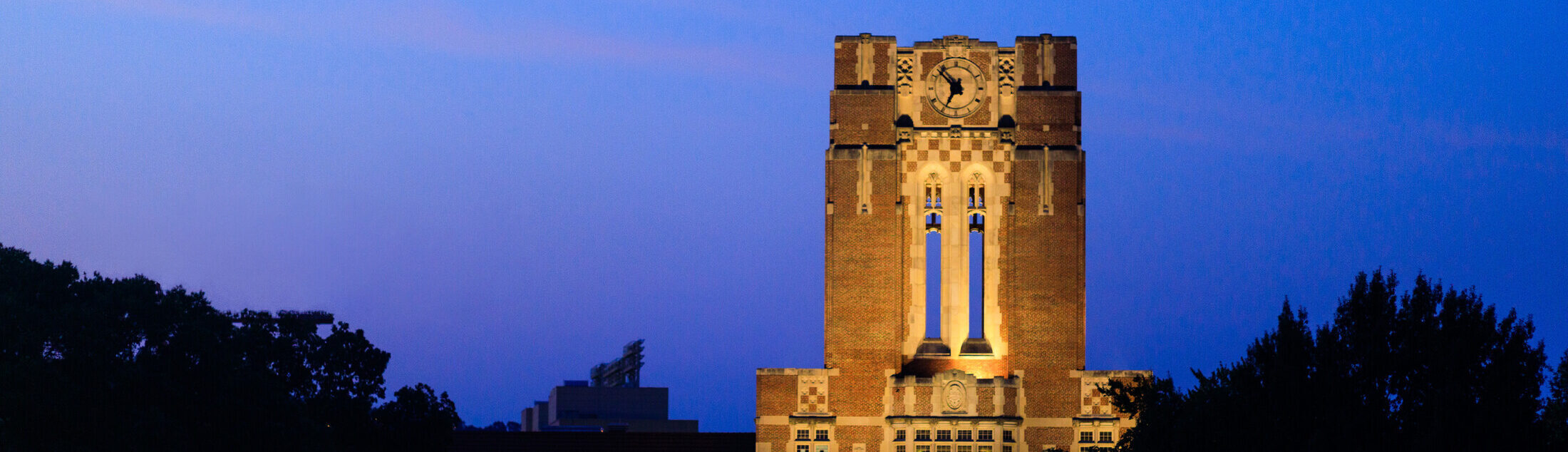 Ayres Hall at sunrise on September 11, 2019. Photo by Steven Bridges/University of Tennessee