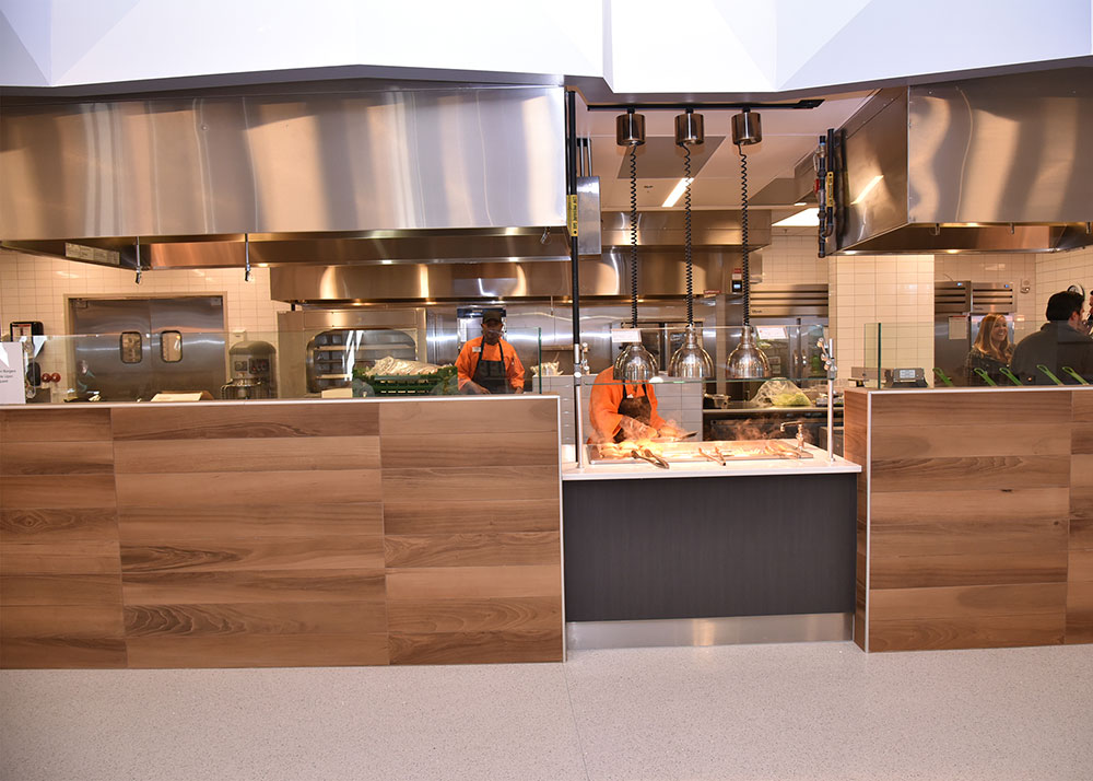 The Stokely Hall dining area