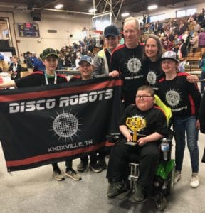 Photo of the Disco Robots Team