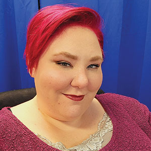 Kristi Pearson, interpreter/transcriber for Student Disability Services