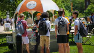 Picture of the Vols Help Vols tent at an event