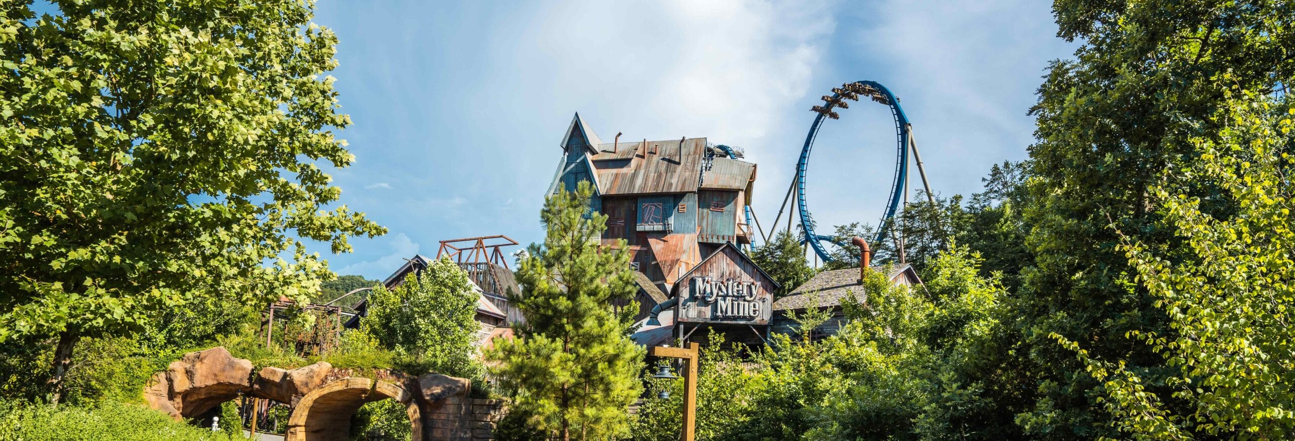 photo of Dollywood Mystery Mine roller coaster ride